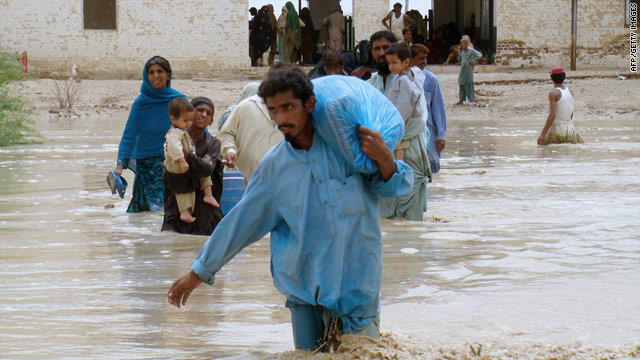 Pakistan flood victims